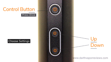 Davinci IQ Herbal Vaporizer Buttons